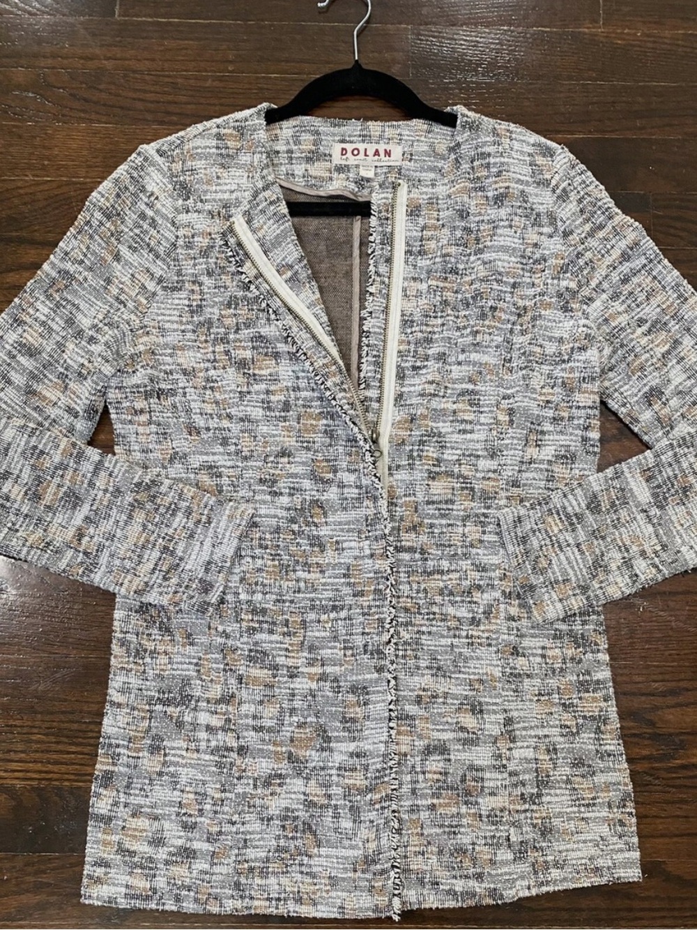 Anthropologie Dolan Longline Tweed Jacket